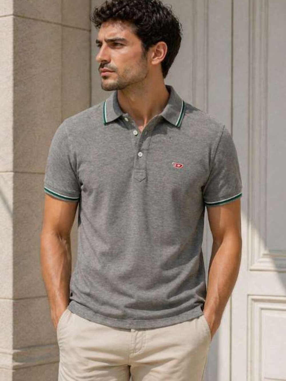 NWT men Diesel polo shirt sz M
